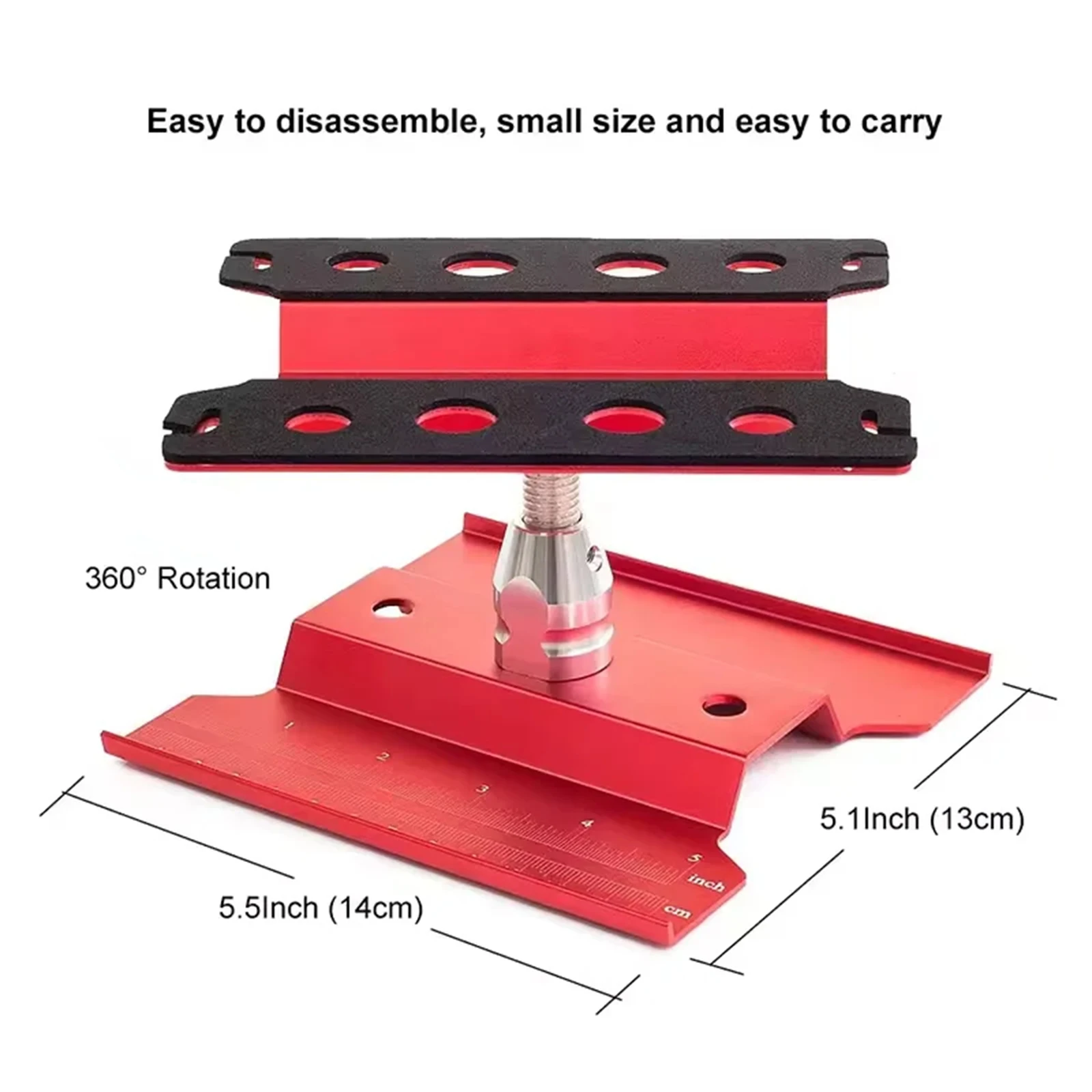 Metal Repair Station Work Stand Assembly Platform wTray for 1/10 1/8 1/12RC Car TRX-4 Axial SCX10 II RC Crawler Tamiya HSP Tools