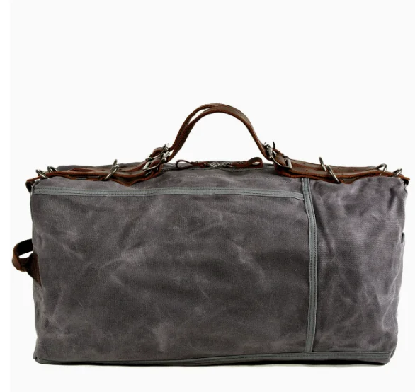 

Винтажная американская военная сумка через плечо из вощеного холста: прочная тактическая модель для мужчин для активного отдыха и путешествий