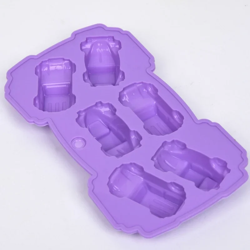 Car Chocolate Mold Silicone Ice Candy Baking Cake Cookie Pudding Mould Kitchenware