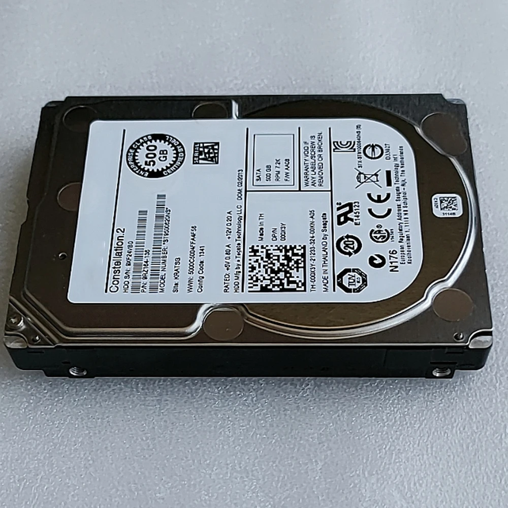 HDD For R610 R710 R715 R810 Server Hard Disk 500G SATA 2.5