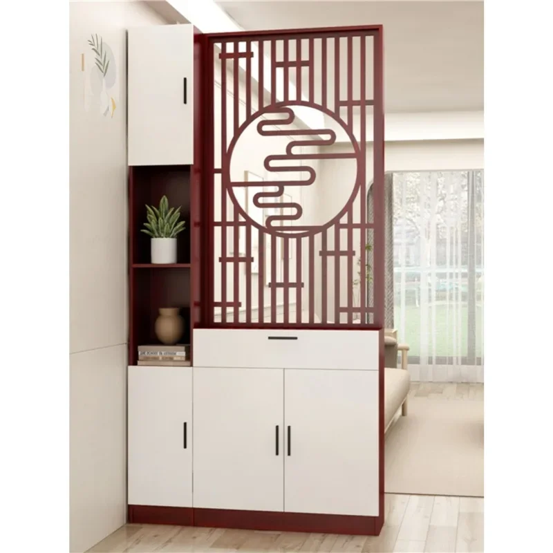 New Chinese-style screen partition, entryway cabinet, shoe cabinet integrated living room, front door, entrance door shielding