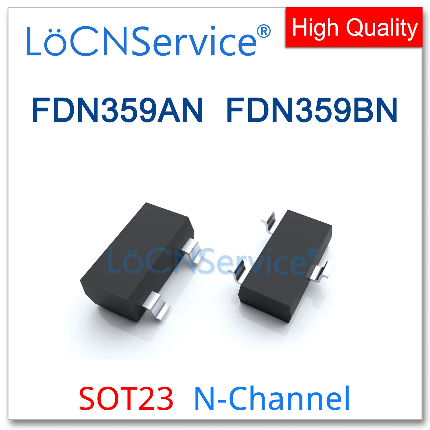 

LoCNService 3000PCS FDN359AN FDN359BN SOT23 N-Channel 20V 30V 2.7A High quality Made in China FDN359 AN BN FDN