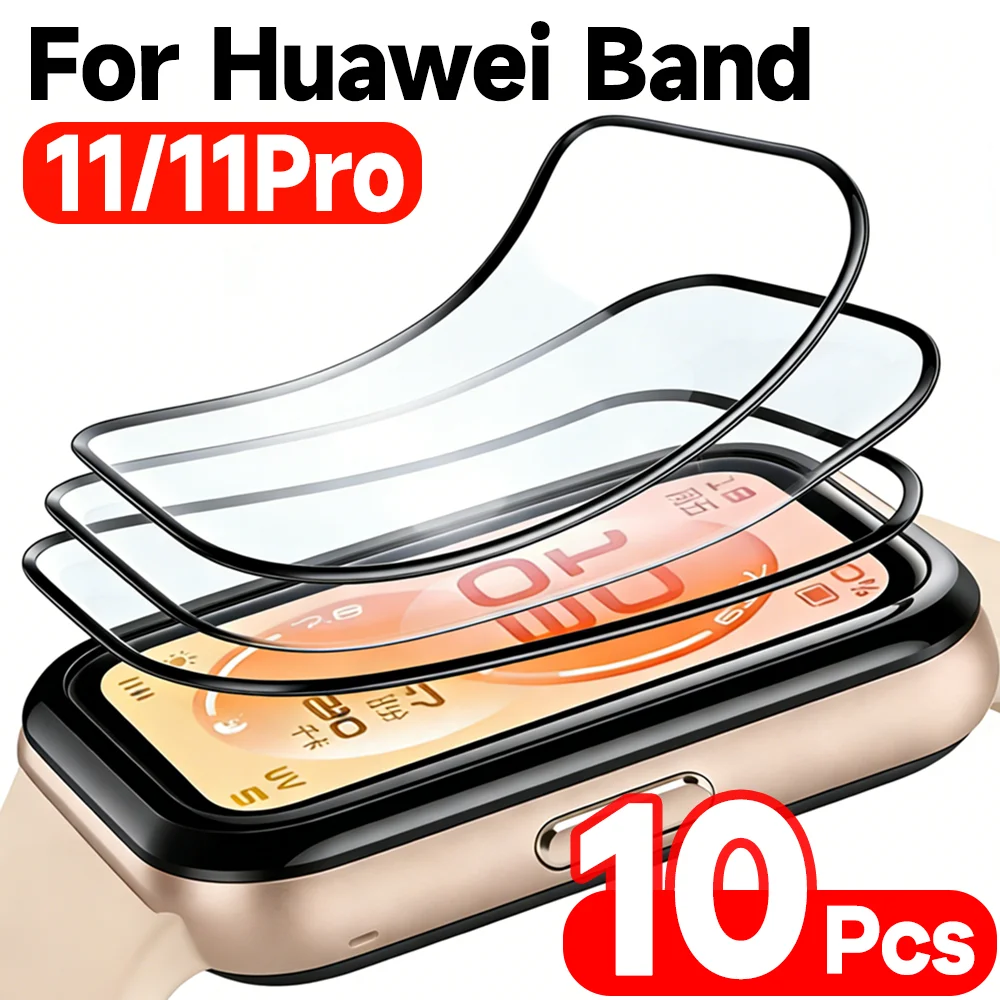 

10-1 шт. гибкая композитная пленка из ПММА для Huawei Band 11/11 Pro, HD-защитная пленка для экрана, 3D-пленка с полным покрытием, защита от царапин