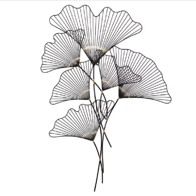 Wrought Iron Wall Art 3D Home Decoration for Living Room and Chinese Restaurant