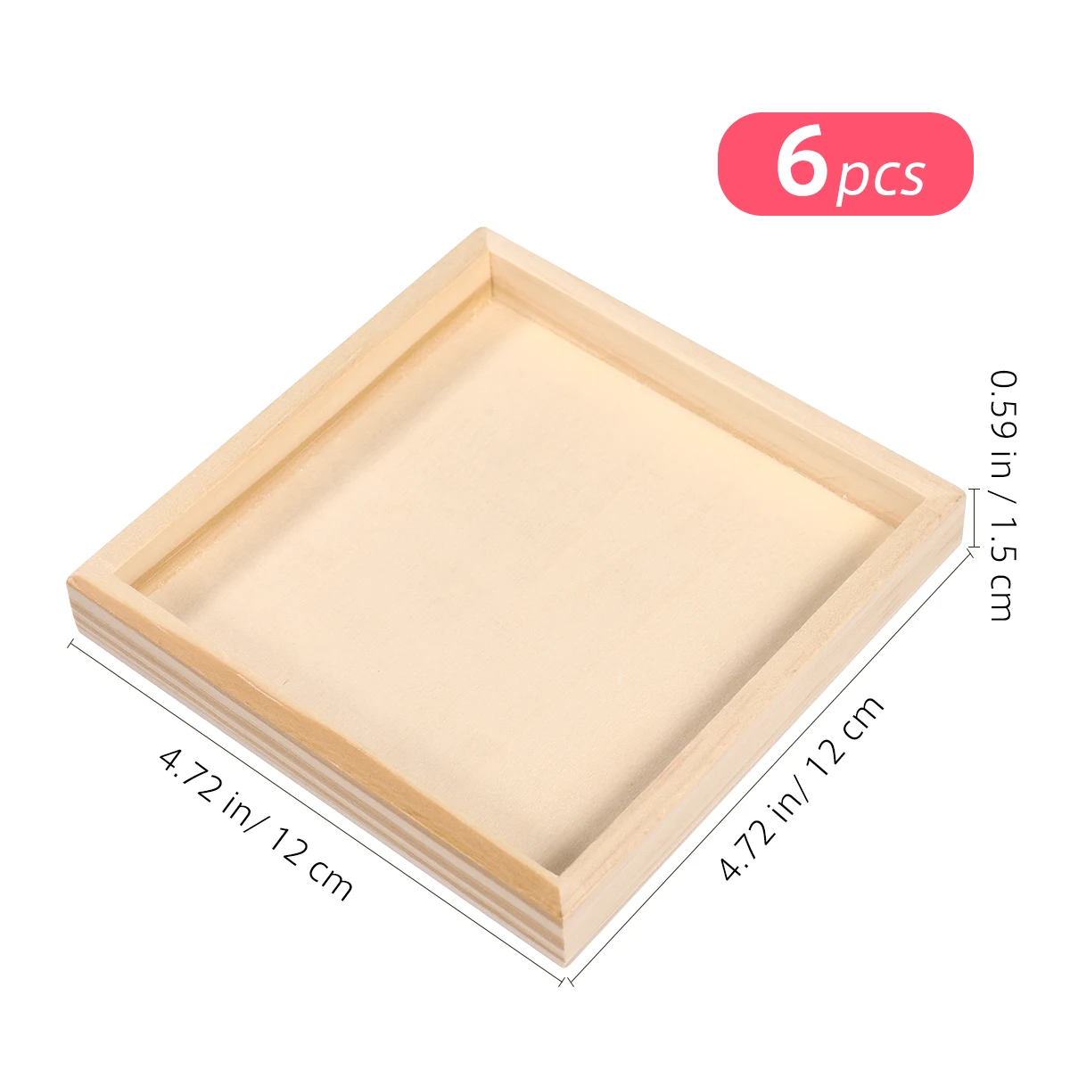

Hexahedral Painting Tray Puzzle Organizer 3D Storage Dish Kids Room Tidy Clean Puzzle Dishes Home Storage Organizer