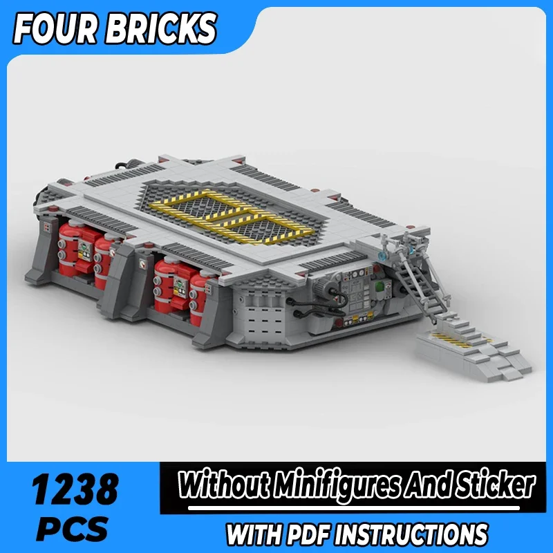 Décennie s de Construction Modulaires MOC, Modèle de Plate-Forme d'Atterrissage d'Usine, Jouets de Noël, Ensembles à Assembler Soi-Même, Cadeaux