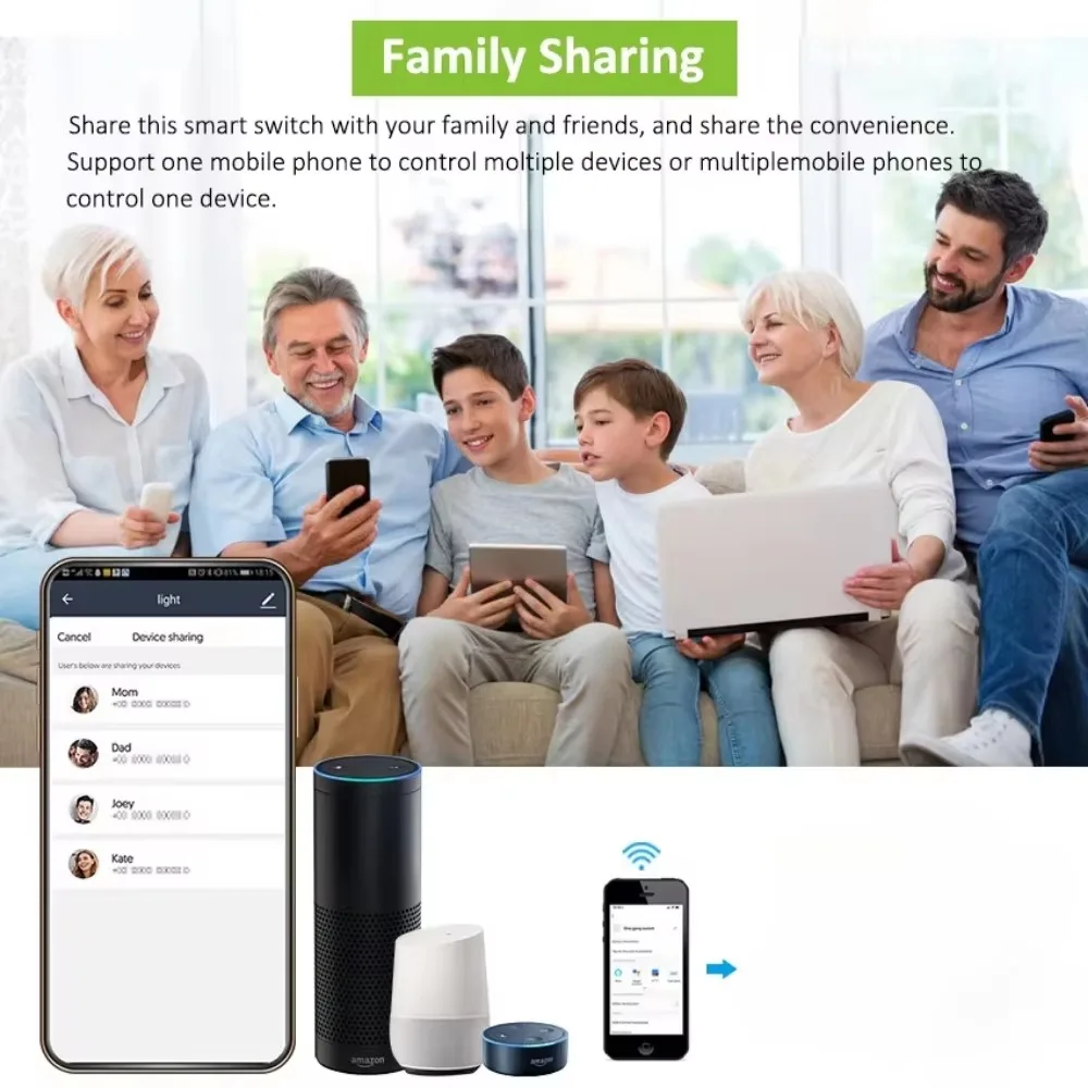 Tuya WiFi Boiler Water Heater Israel Switch Smart Life Socket 40A Timer Schedule Voice Control Google Home App Alexa Echo Dot - Image 6