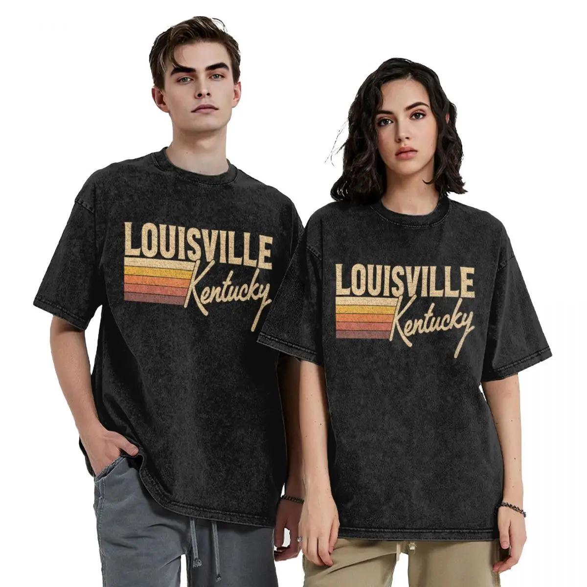 

Футболка Louisville Kentucky, однотонная синяя архівная бутиковая одежда на день Святого Валентина, незаменимая футболка, футболки для мужчин, хлопок