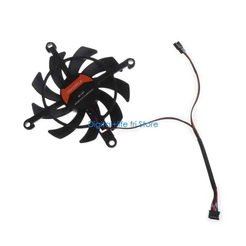 E06D PVA080E 4Pin 12V GPU Cooling Fan for Colorful GeForce RTX 3060 Ti RTX3060 NB DUO 12G V2 L-V Graphics Card Cooling Fan