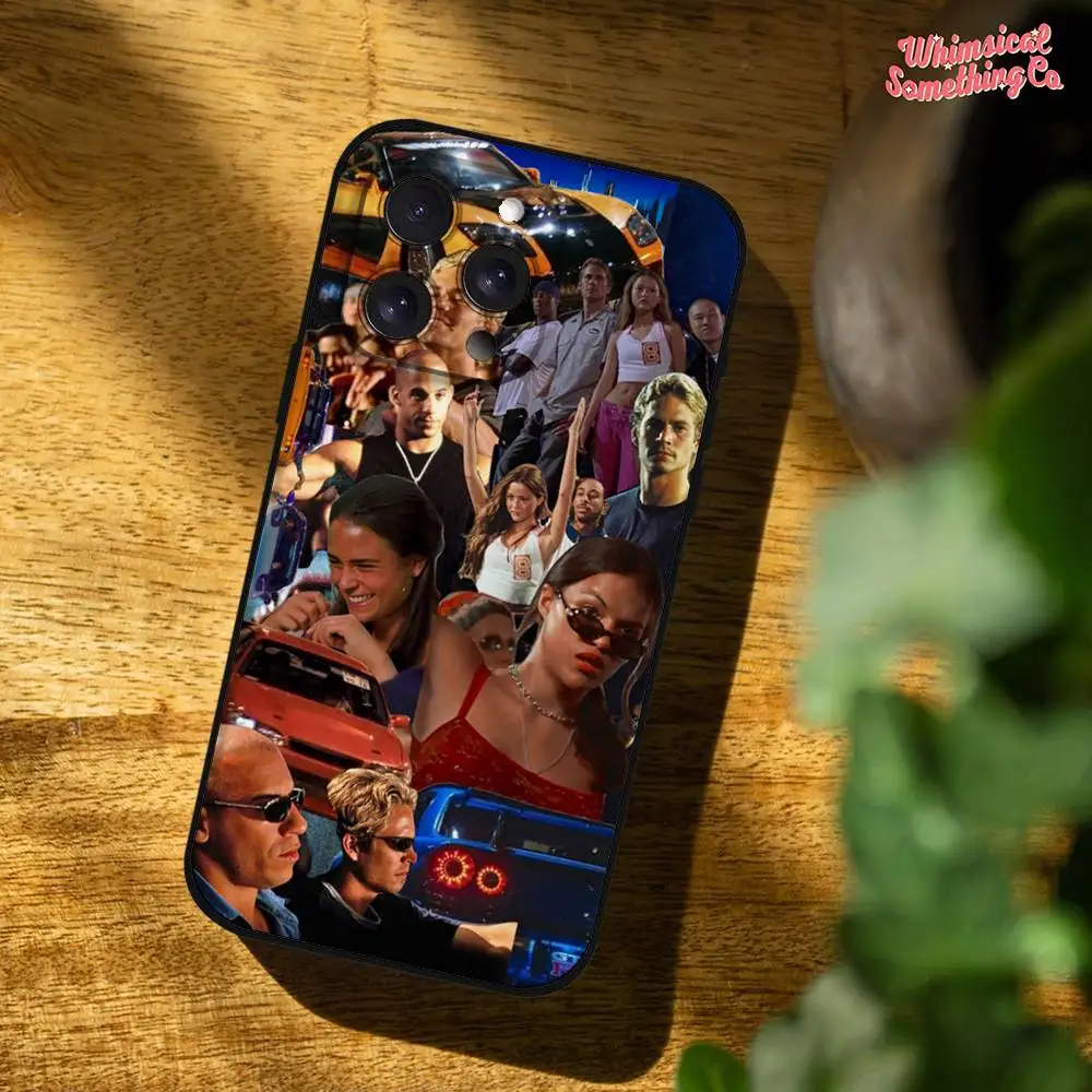 Custodia per telefono Fast Furious per IPhone 17 16 12 Mini 6s XS X 7 8 SE 15 Pro Max 16 Pro 11 Pro Max XR 14 13 Pro Nero