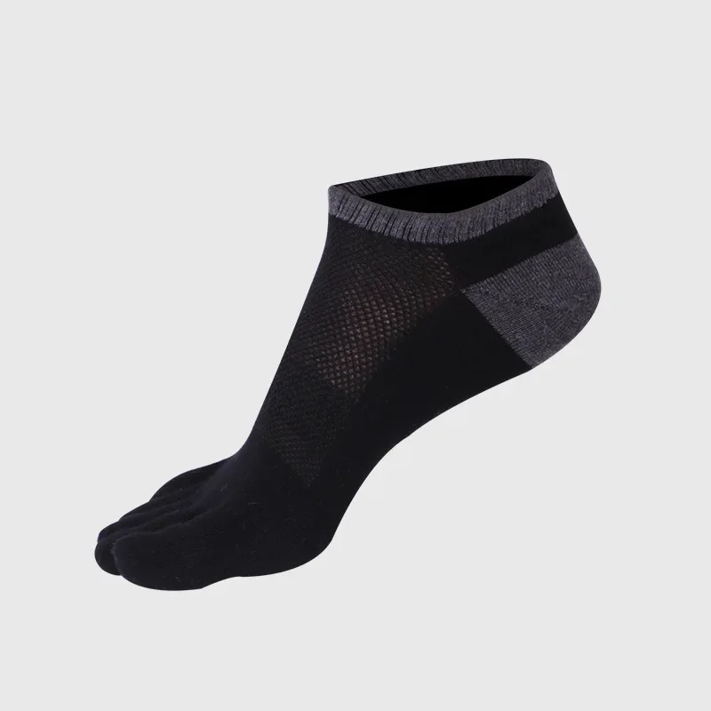 Five-finger Socks Men's Summer Cotton Thin Short Tube Split Toe Socks Absorbent Breathable