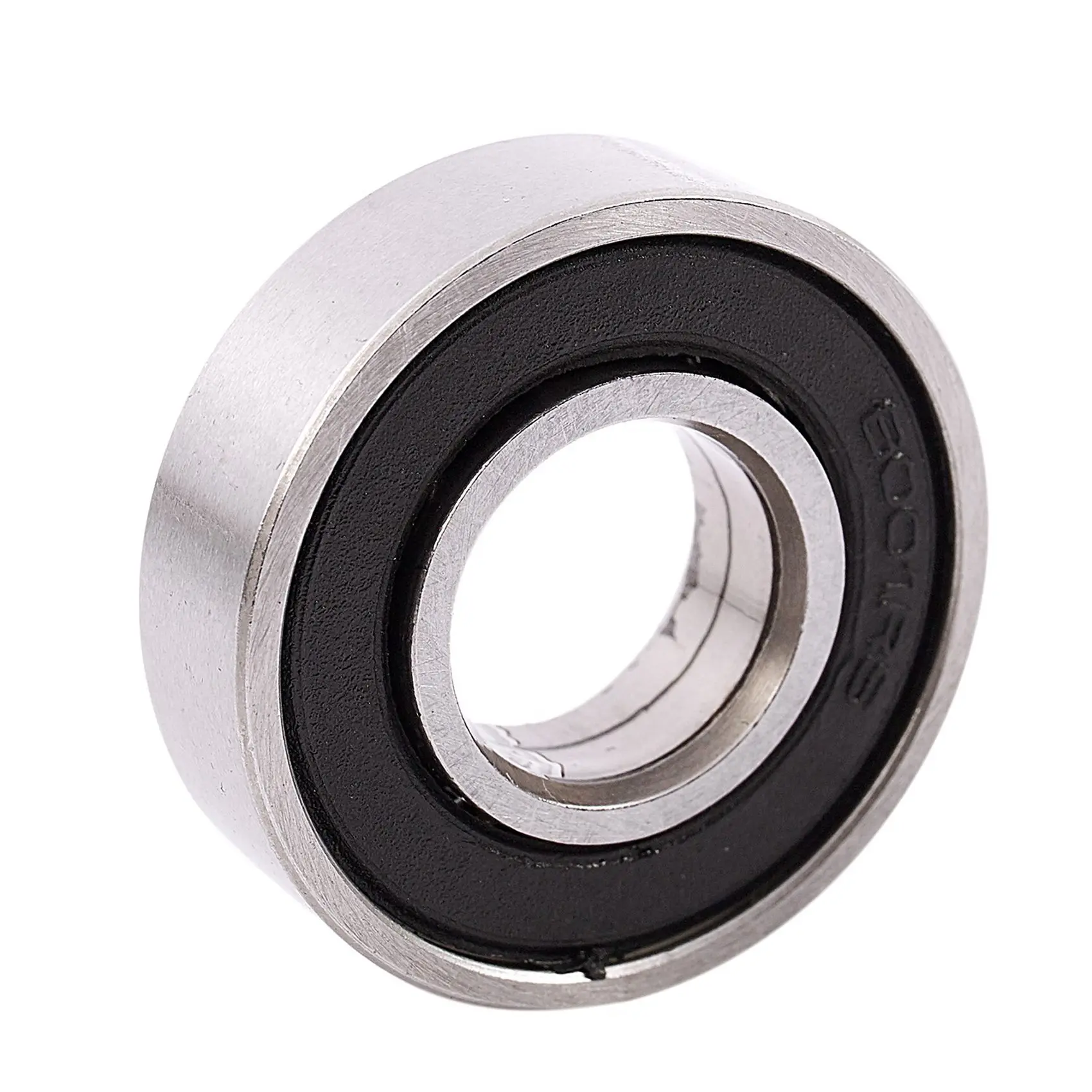 A99I-6001RS Deep Groove Ball Bearing 28 X 12 X 8 Mm 20 Pieces, Silver & Black