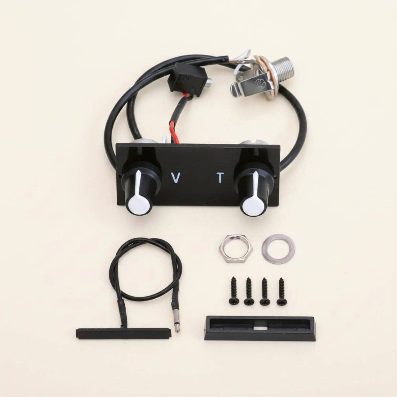 

Violin Volume Tone Pickup Double Control Clamp-on Violin Pickup Musical Instrument Accessory Easy Install Music Gear 6.35mm
