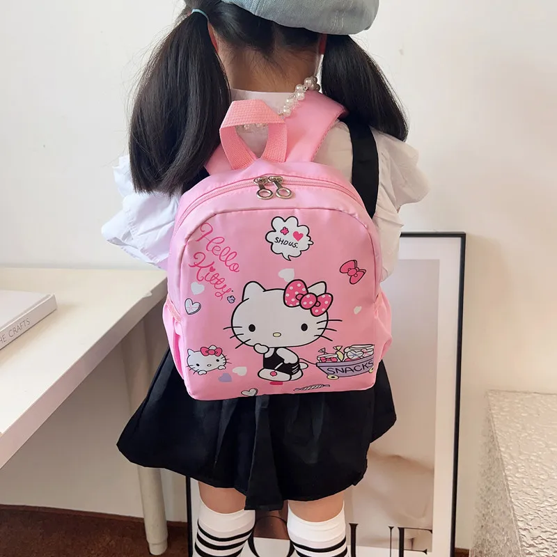 Cute Hello Kitty Sanrio Kindergarten Backpacks Toddler Cartoon Schoolbag Kids Shoulder Bag