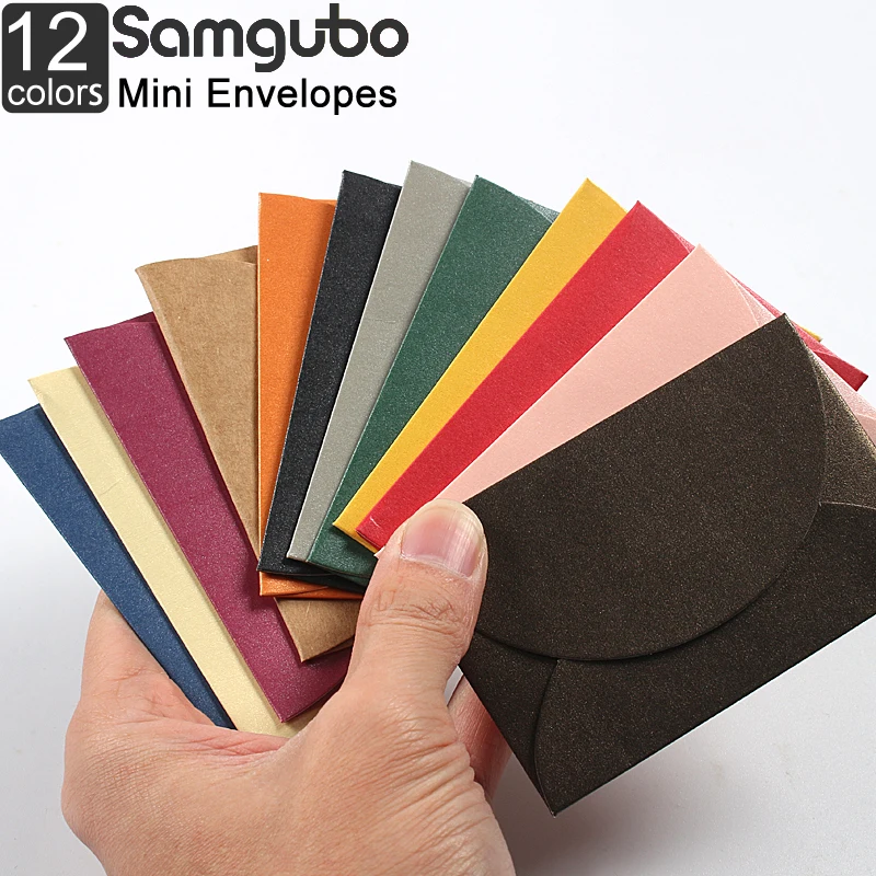 20 Pcs/lot Colorful Letter Paper Envelopes Mini Simple Wedding Envelopes for Invitations Stationary Greeting Card Gift Envelopes