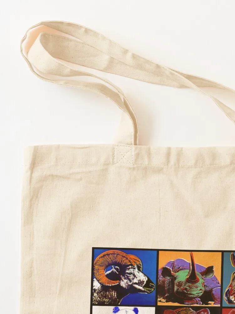 Aw Endangered animals from around the world. Tote Bag Canvas bag free delivery bags large size bags Candy bags