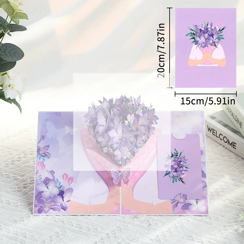 

3D Heart Tree Pop Up Valentine's Day Card With Detachable Popup Keepsake Gift For Valentines Day Birthday Graduation