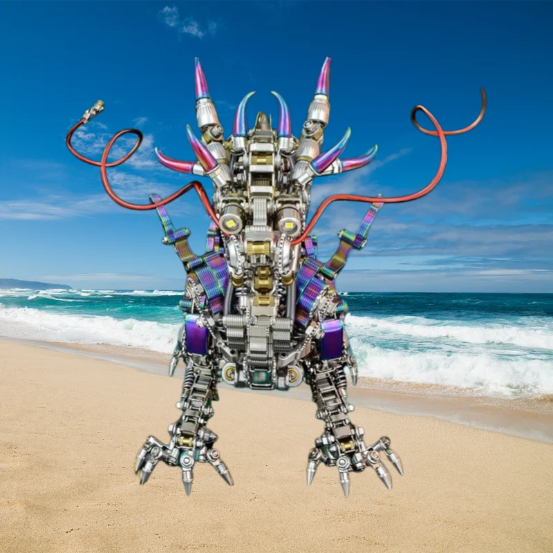 Ao Rui Dragon High Quality 3D DIY Metal Assembly Mechanical Model Kit Adult Collectible Display Decor