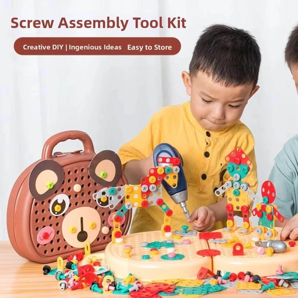 203-pecas-quebra-cabeca-do-bebe-montagem-brinquedos-criativo-mosaico-quebra-cabeca-interativo-criancas-kit-de-reparo-haste-hands-on-diy-aprendizagem-brinquedos