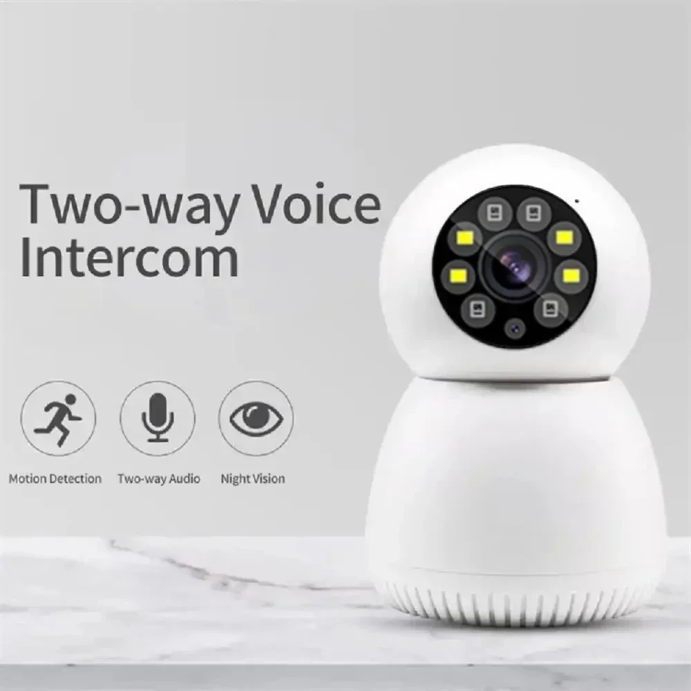 CARPBABA SnowMan WIFI IP Camera Smart Home Surveillance Automatic Tracking Security Protection Indoor Wireless Baby Monitor