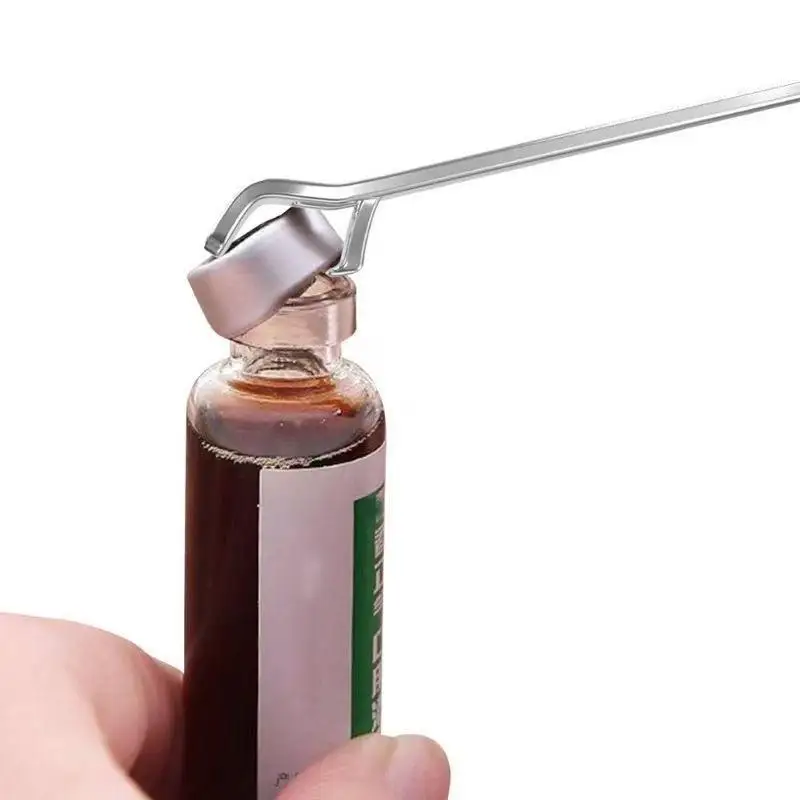 Stainless Steel Oral Liquid Vial Opener Nurse Doctor Tool Portable Ampule Bottle Opener Can Opener Kitchen Accessories