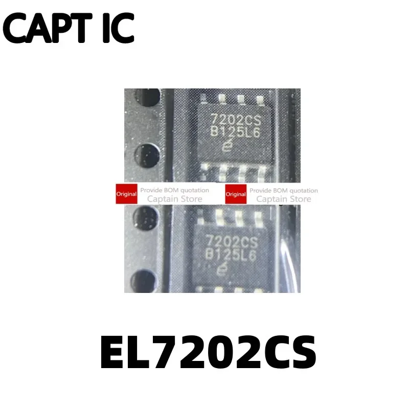 5PCS EL7202CS Dual Channel MOS Driver 7202CS SOP-8 Package