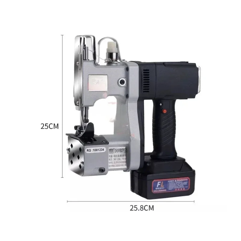 Draagbare Oplaadbare Lithiumbatterij Naaimachine Rijstzak Verpakkingsmachine Weefzak SluitmachineHot Sales