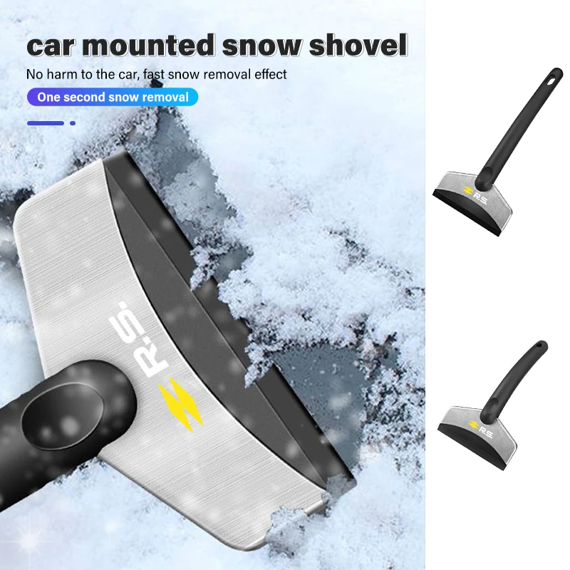 Car Stainless Snow Shovel Winter Ice Scraper Removal Too For Renaul RS Sport Megane 3 4 2 Clio 5 Line Sandero Scenic Logan