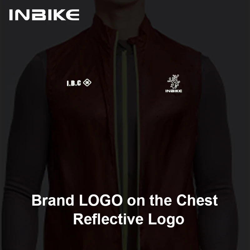 INBIKE الخريف الرجال الدراجات سترة خفيفة الوزن المحمولة يندبروف و Coldproof تنفس دراجة سترة كامل البريدي الدراجات #4