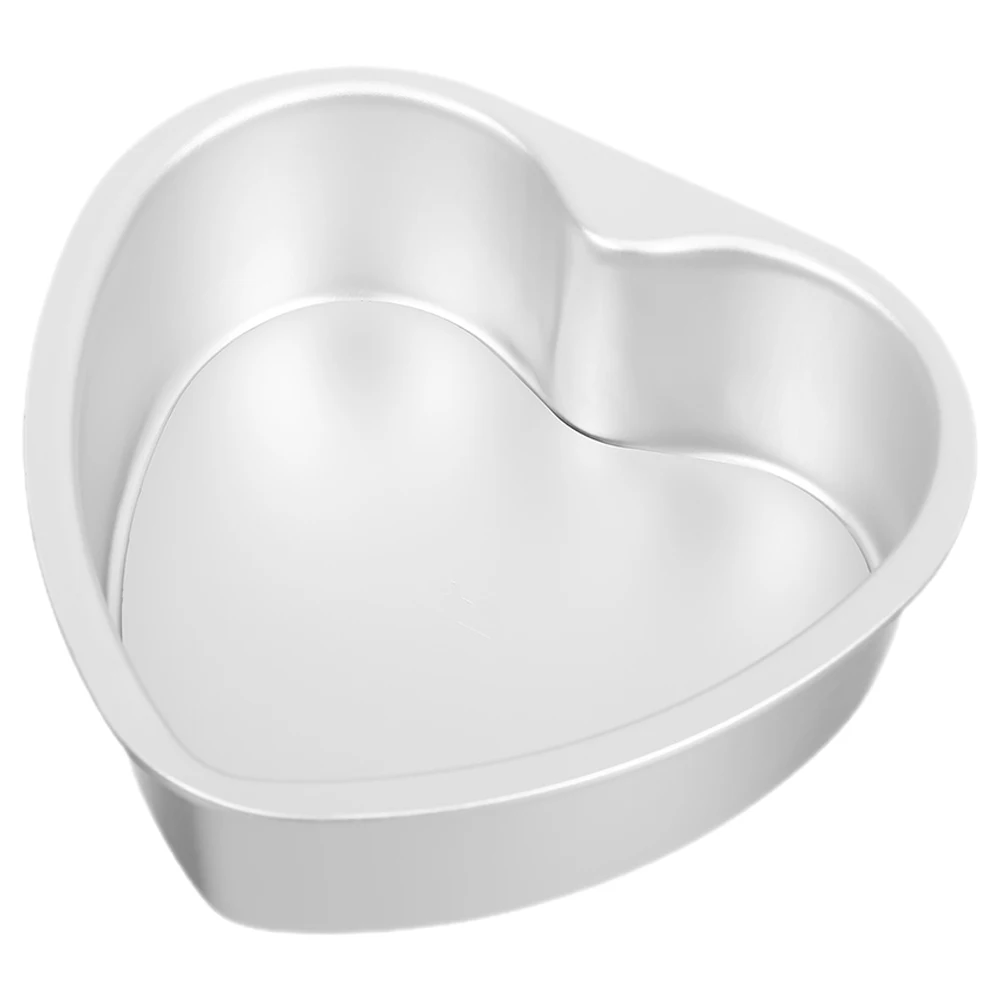 6/7/8 Inch Heart Shaped Cake Mold For Baking Nonstick Aluminium Cake Pan/Tin With Bottom Heart Cheesecake Pan Baking Mould