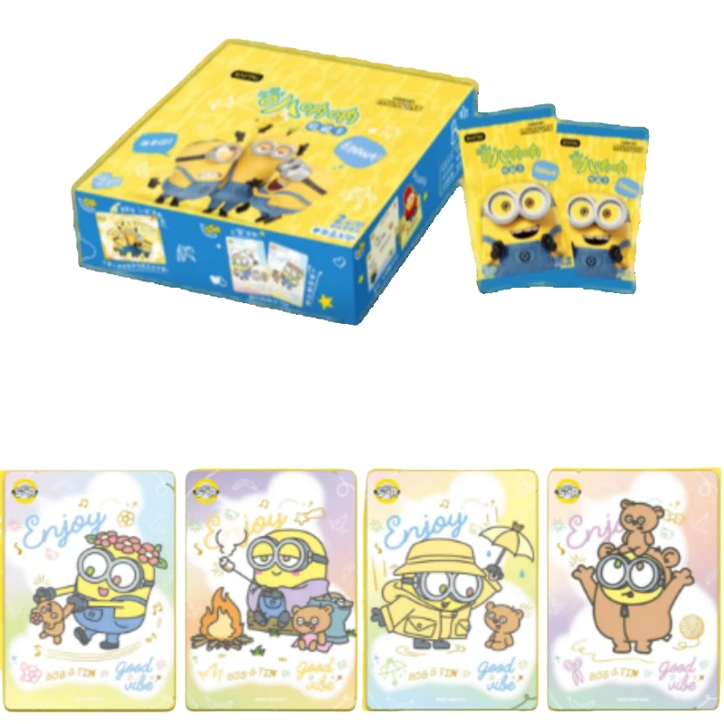 

KAYOU New Anime Cartoon Minions - Banana Collection Card - Cute Master Bag - First Pop Collection Card