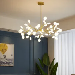 Lámpara de techo de luciérnaga Con forma de rama para casa, iluminación Led G4 para decoración de dormitorio, sala de estar, bebé y niño, lámpara colgante interior