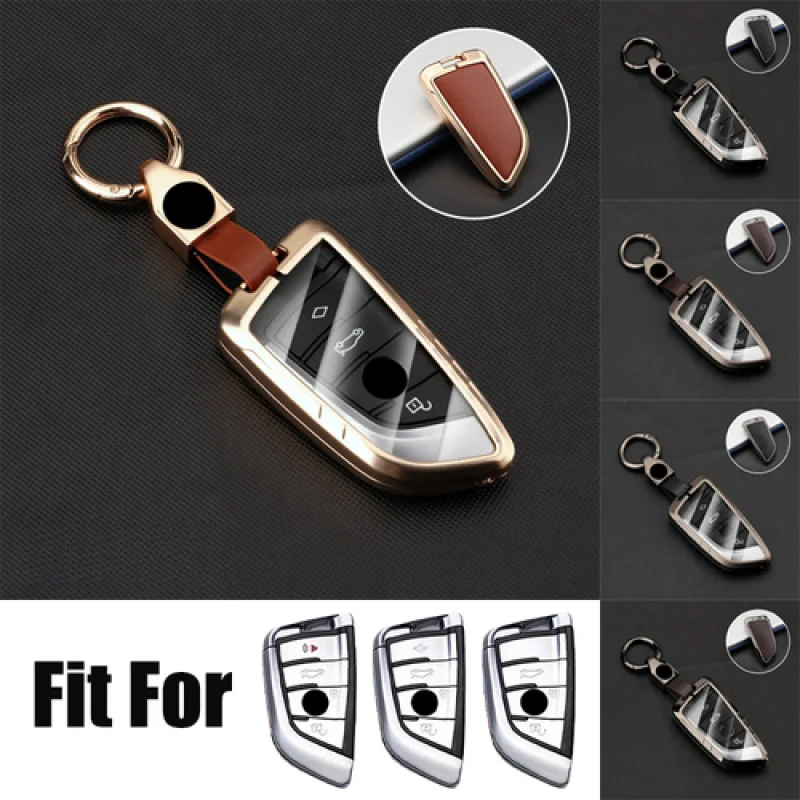 

Кожаный чехол для ключей из цинкового сплава A + из ТПУ для BMW 2 3 4 5 6 X1 X2 X3 X4 X5 X6 X7