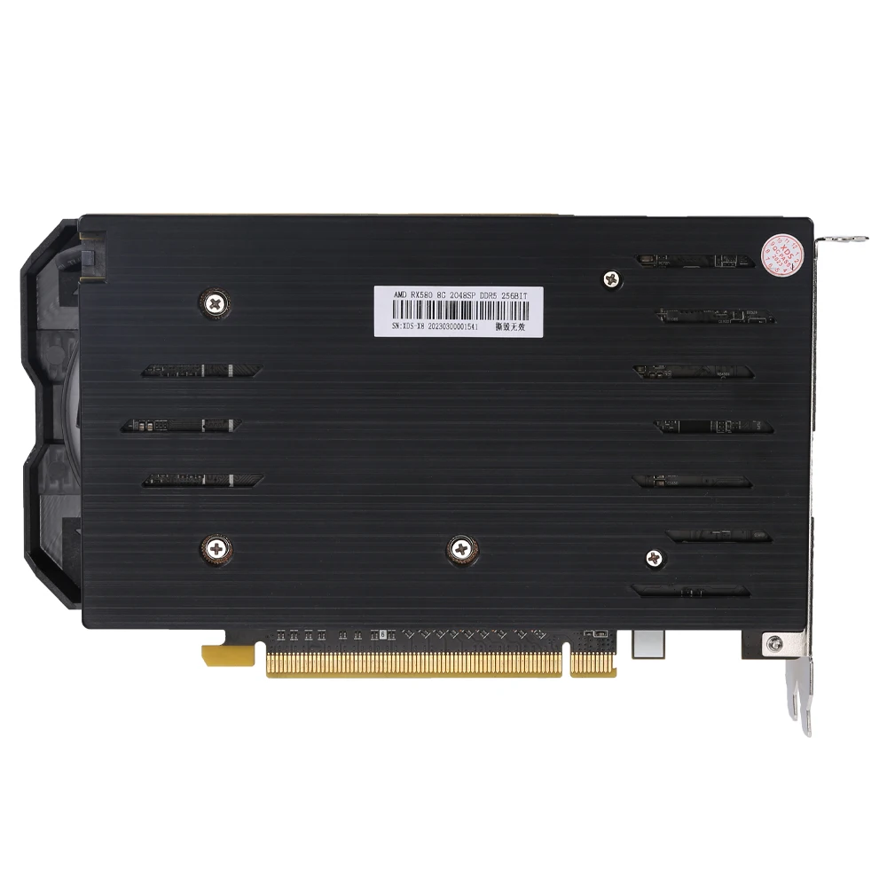 Używane karty graficzne do gier Unika AMD Radeon RX 580 8GB GDDR5 256Bit 2048SP 8Pin RX580 8G GPU RX 580 karty wideo do komputerów stacjonarnych