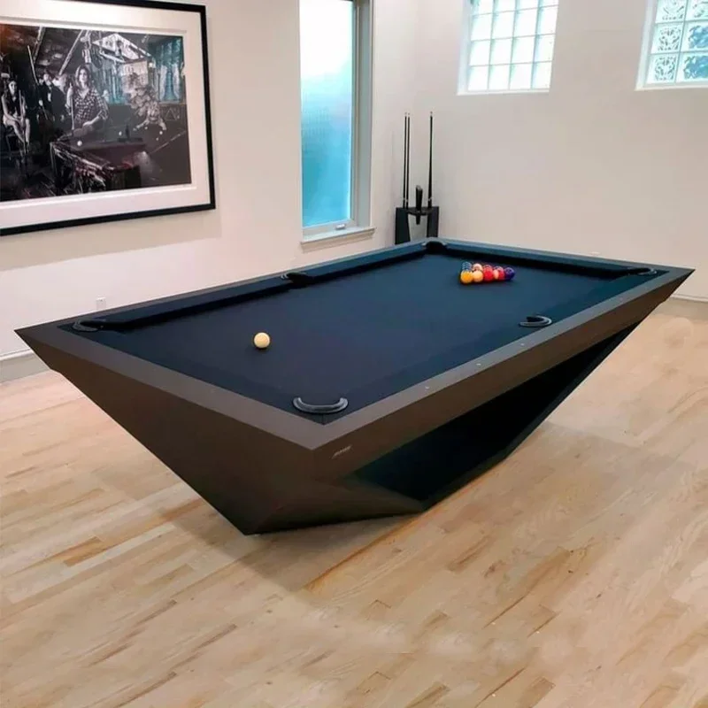 High Quality 7ft 8ft 9ft Size Solid Wood Slate Snooker Pool Table with Luxury Modern Design