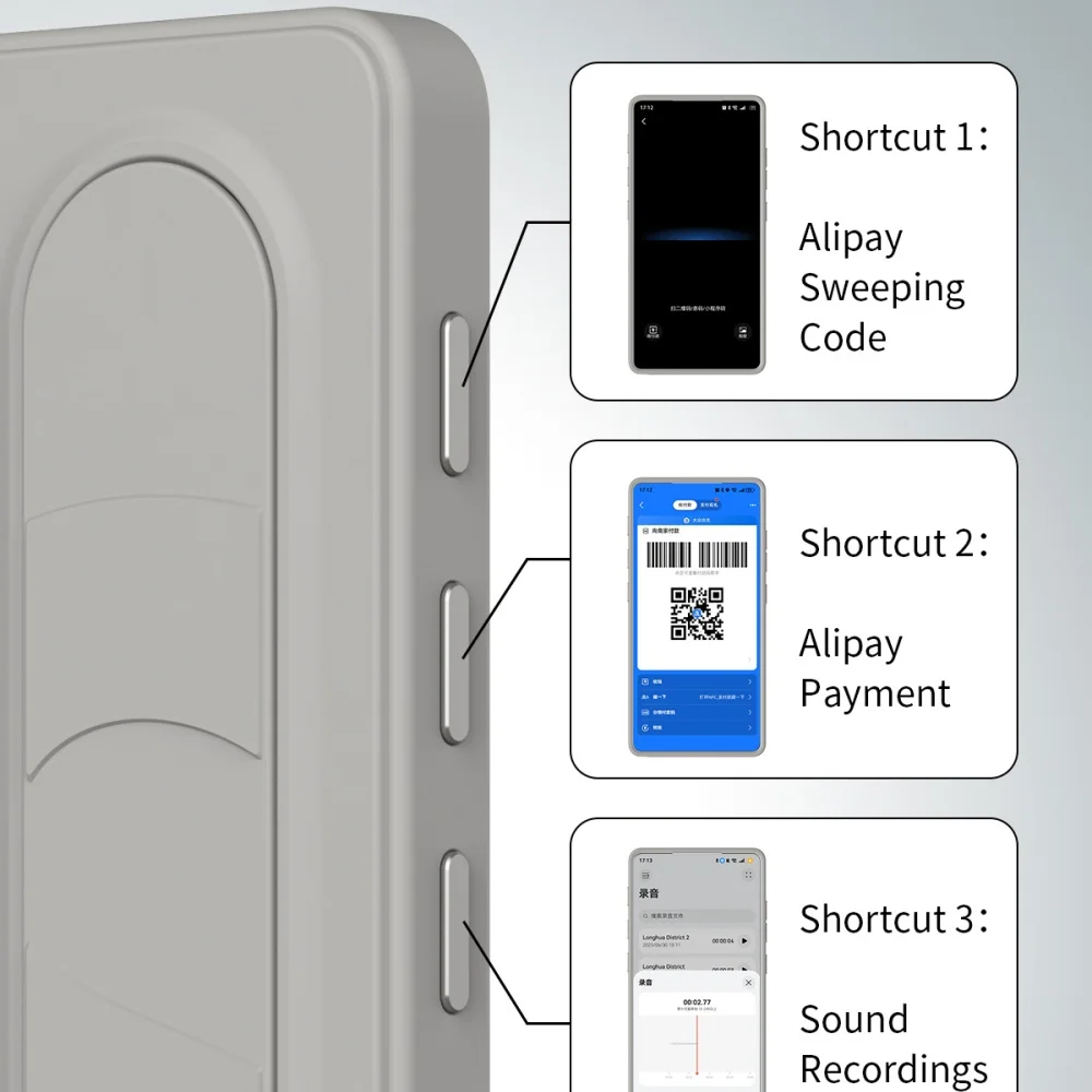 Etui na telefon z zawiasem i silikonowym uchwytem na nadgarstek Clever Control do Samsung Galaxy S25 S24 S26 Ultra, odporne na wstrząsy. — zdjęcie produktu 3