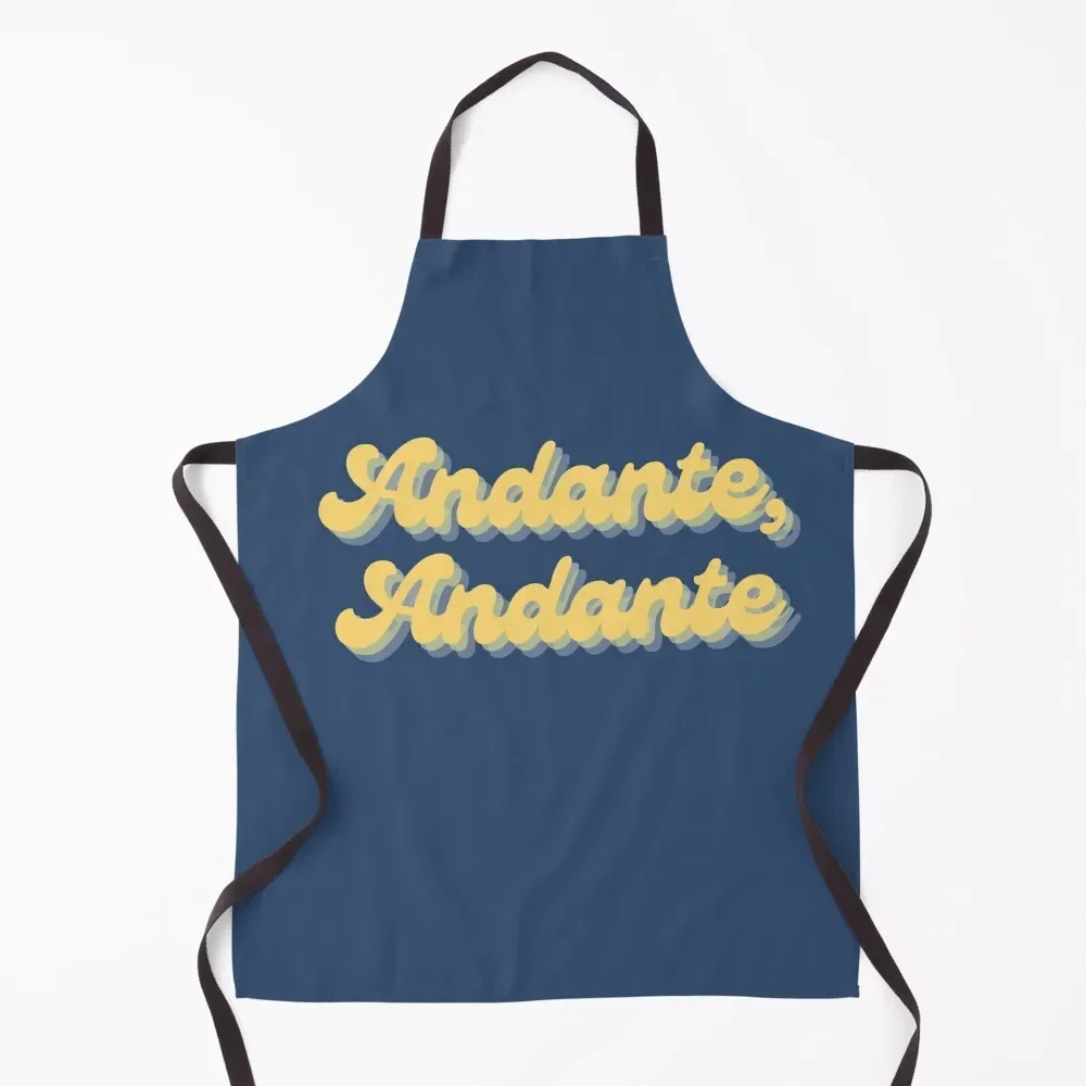 andante andante mamma mia donna dynamos movie Apron Household Items japanese woman Kitchen on the wall Apron