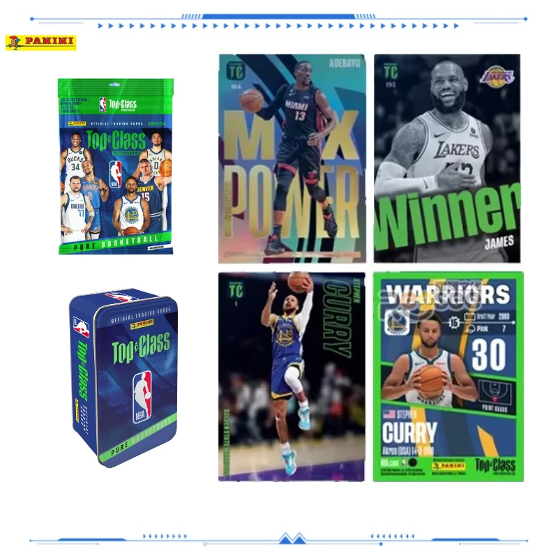 2023-24 PANINI NBA Top Class Elite Basketball Trading Card Game Mystery Box Anime Toys Holiday Birthday Gifts for Boys Girls