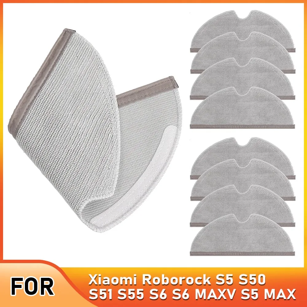 Моющиеся тряпки для мытья полов с полным покрытием, замена для Xiaomi Roborock S5 S50 S51 S55 S6 S6 MAXV S5 MAX, аксессуары для пылесоса