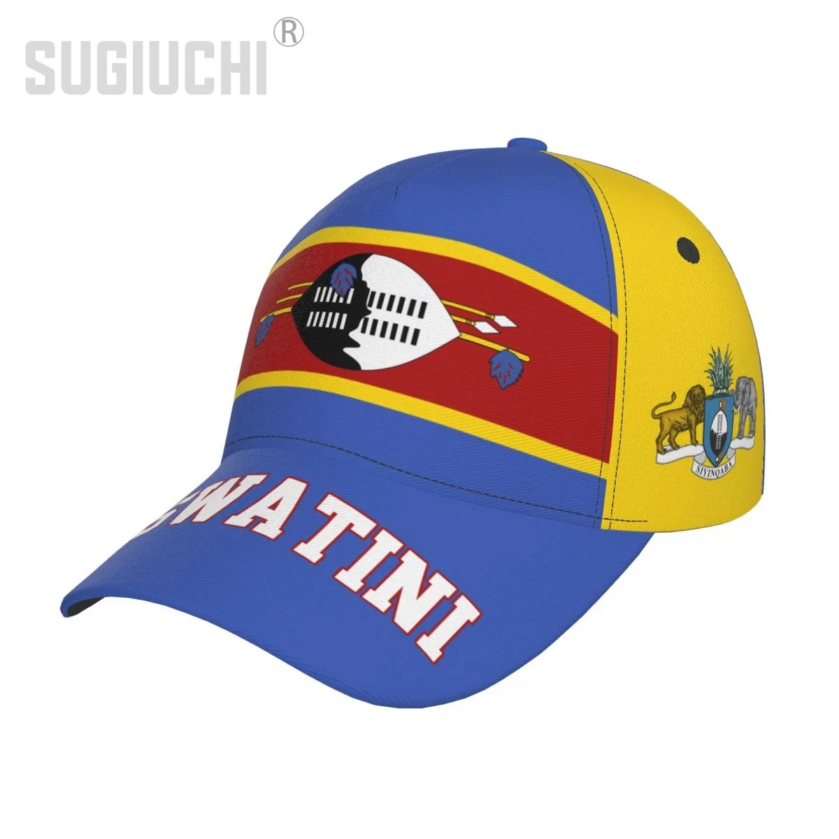 Unisex Eswatini Flag Adult Baseball Cap Patriotic Hat for Baseball Soccer Fans Men Women