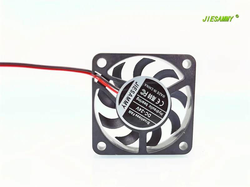 JIESAMMY versione ad alta velocità 24V 12V 5V idraulico 4007 9 pale Ultra sottile 4CM Mini ventilatore a ponte nord sud