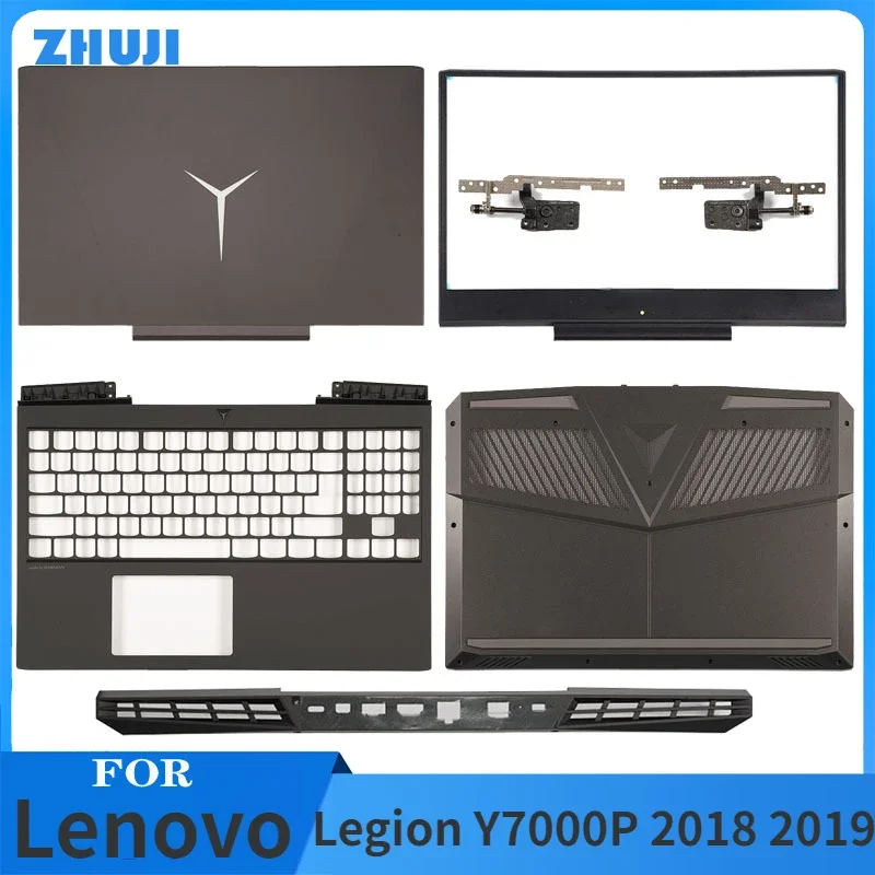 For Lenovo Legion Y7000P 2018 2019 screen back case hinge bezel upper cover palm rest lower cover bottom shell top cover frame