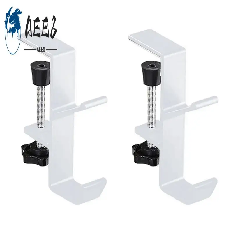 

AEE8-Punch-Free Bag Hanger Table Side Hook Wall Hanging Racks Multi-Functional Holder For Cloth Coat Keys Bathroom