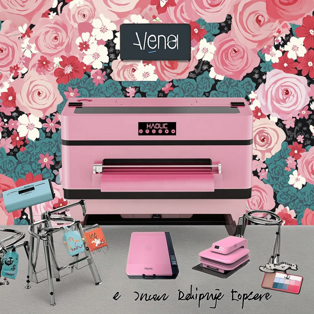 Automatic 33cm XP600 Pink DTF Printer For Fabrics Apparel Business With High Precision And Stability