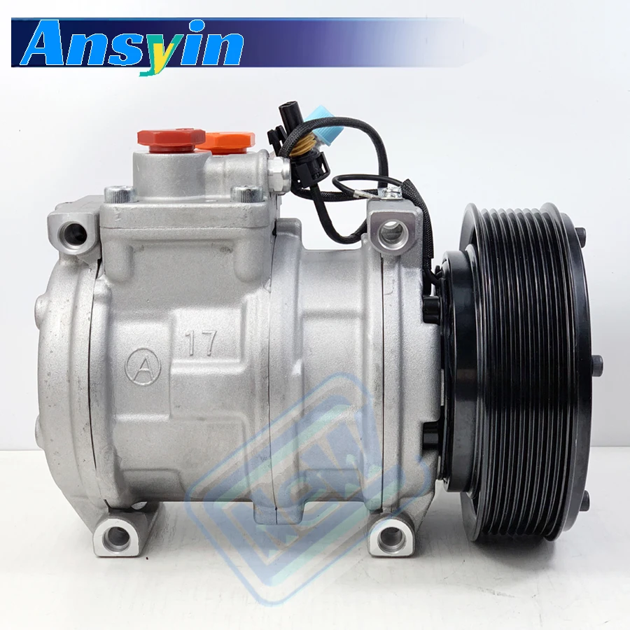 10PA17C Auto A/C Compressor For JOHN DEERE TRACTORS 77375 AH169875 447200-4930 RE46609 447170-9490 TY6764 447100-2381