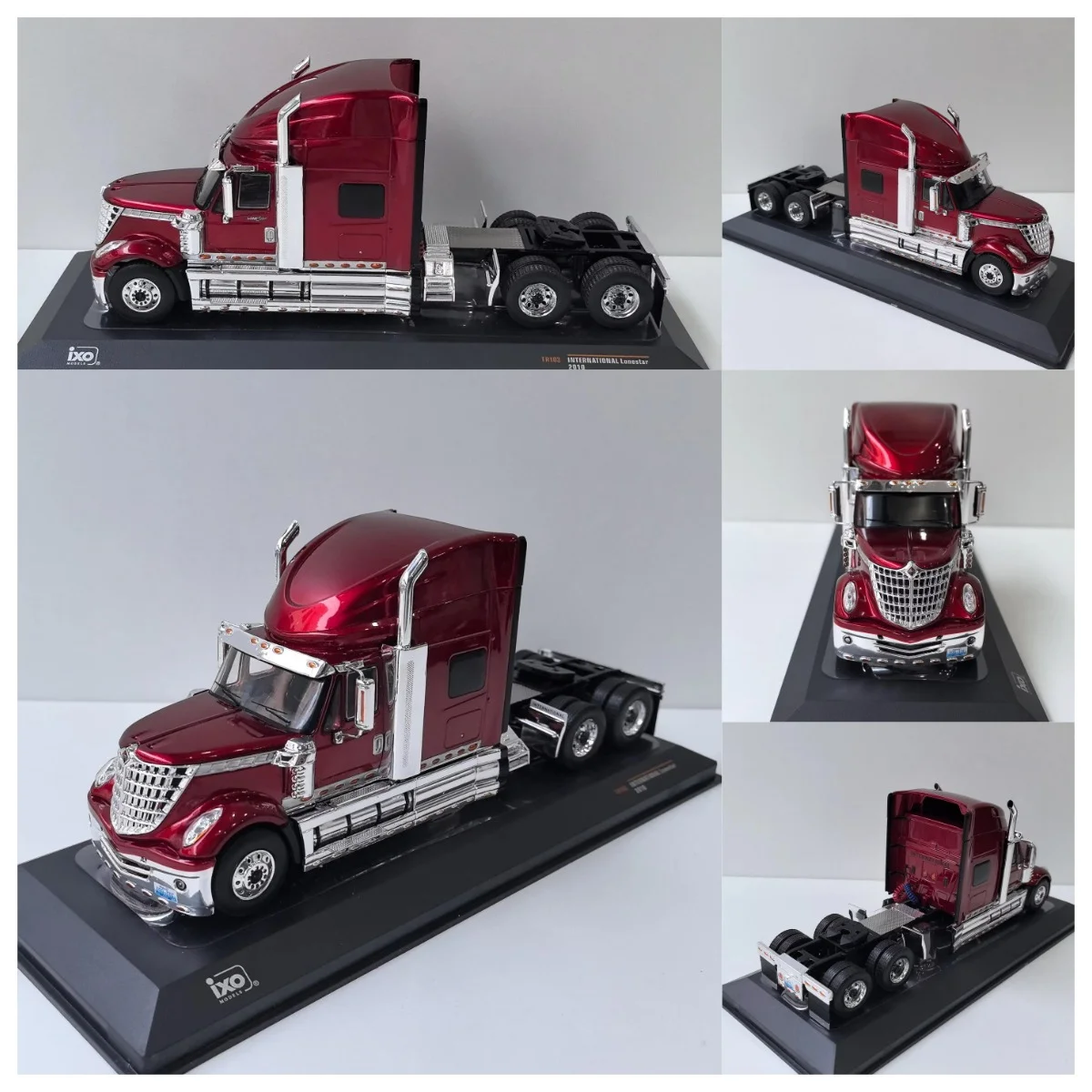 

IXO Diecast 1/43 Scale International Lonestar 2010 Trailer Truck 53 Alloy Car Model