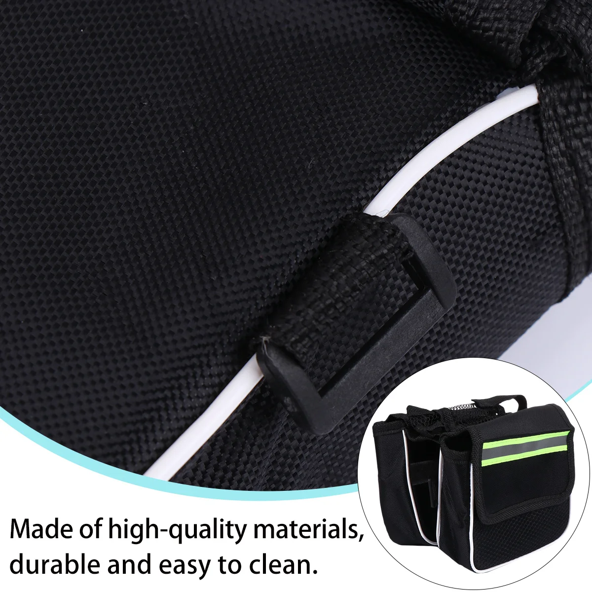 

2pcs Front Bike Bag Big Capacity Waterproof Storage Pouch For Cycling Riding Mountable Handlebar Bag Multifunction Tool Phone