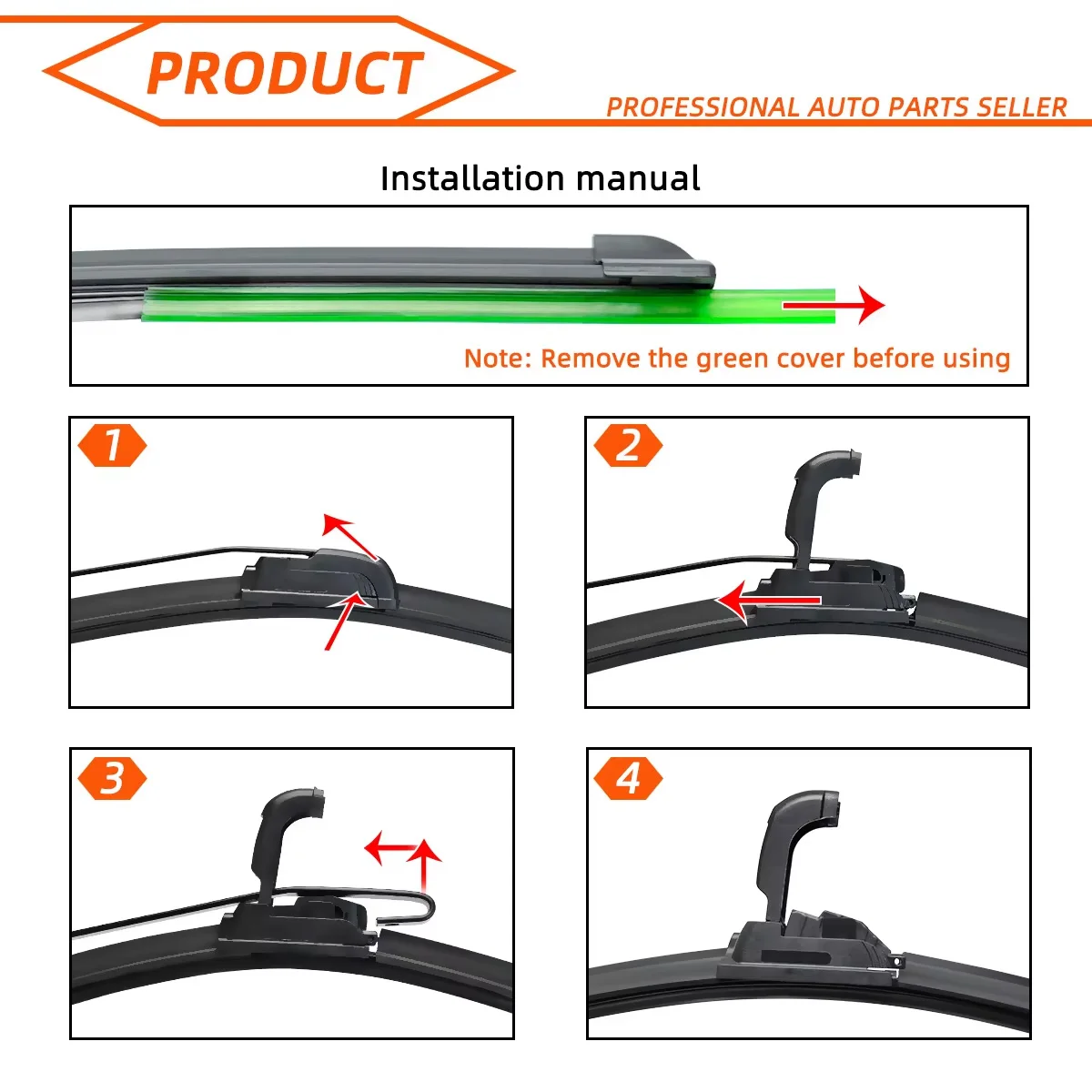 Auto-Windschutzscheiben-Wischerblätter aus Gummi für Mazda 3 Axela Hatchback 24"18"12" 2014 - 2018 2019 2020 – Detail 5