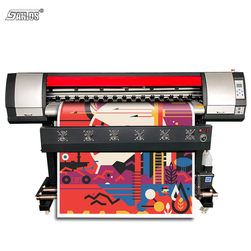 Nowa technologia 1,6 m banner jet dx7 dx5 głowica drukująca i drukarka i obcinarka mimaki z naklejkami 1,6 m