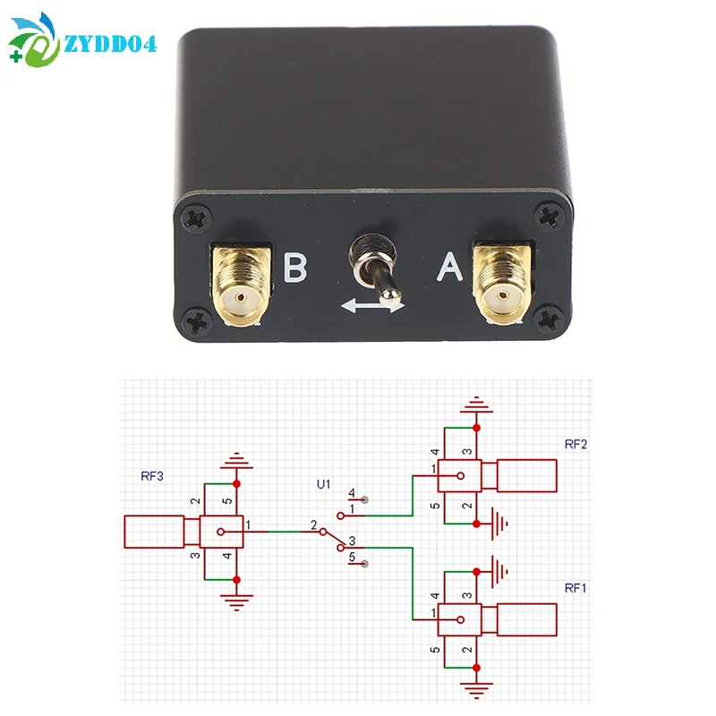 

●1Pcs Manual Aantenna Switch RF Switch High Frequency Switch 10W Portable SMA Transceivers Radio Switch